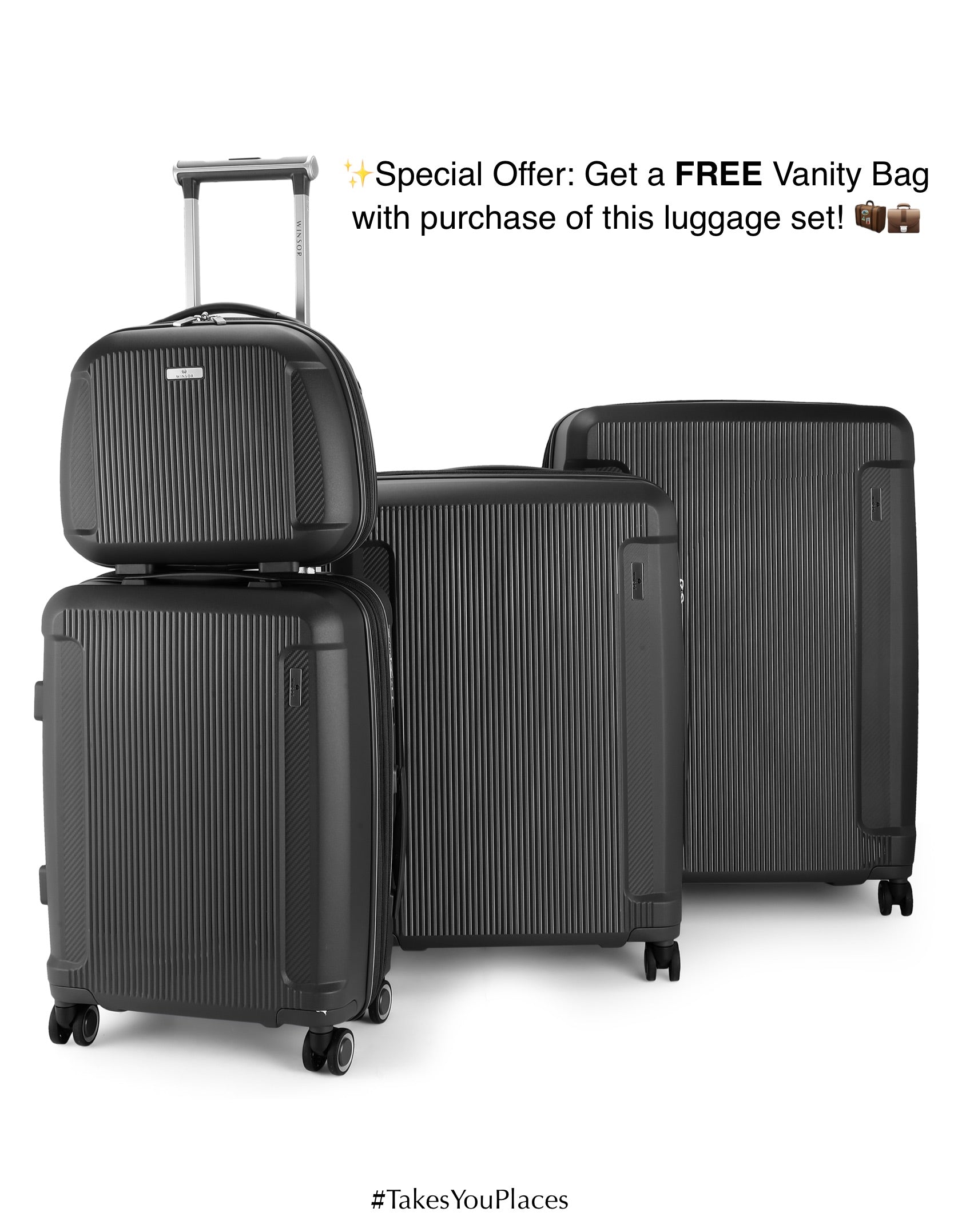 Elegant Hard Luggage Set of - Main Image