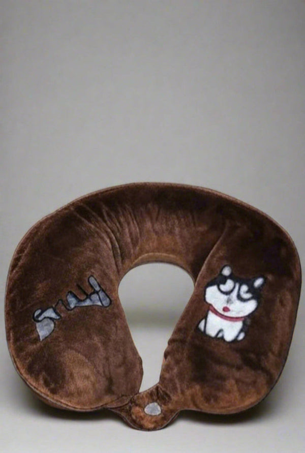 Brown Neck Pillow