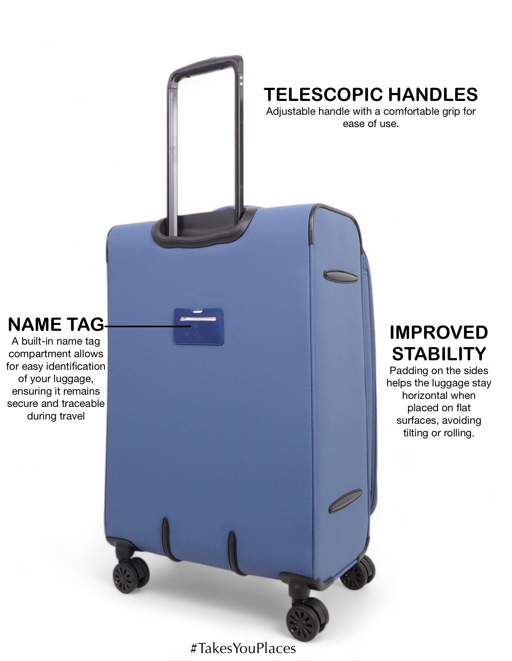 Majestic Check-In Soft Luggage