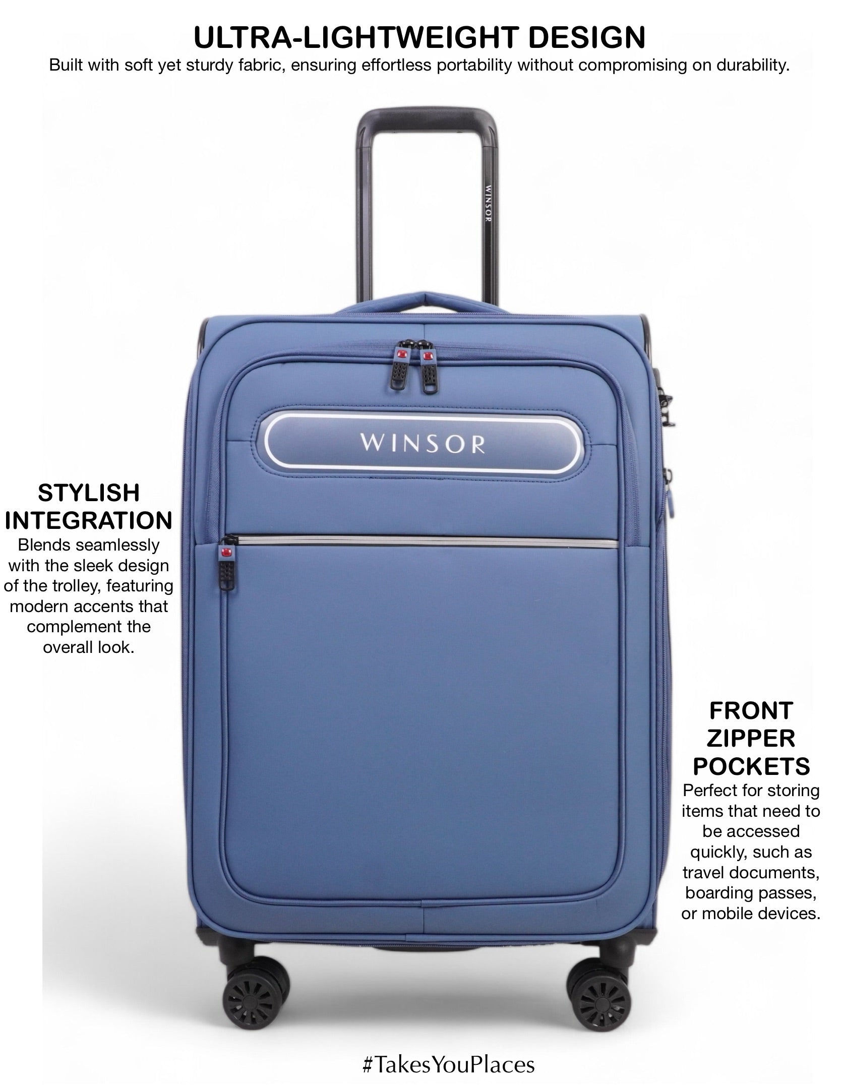 Majestic Check-In Soft Luggage