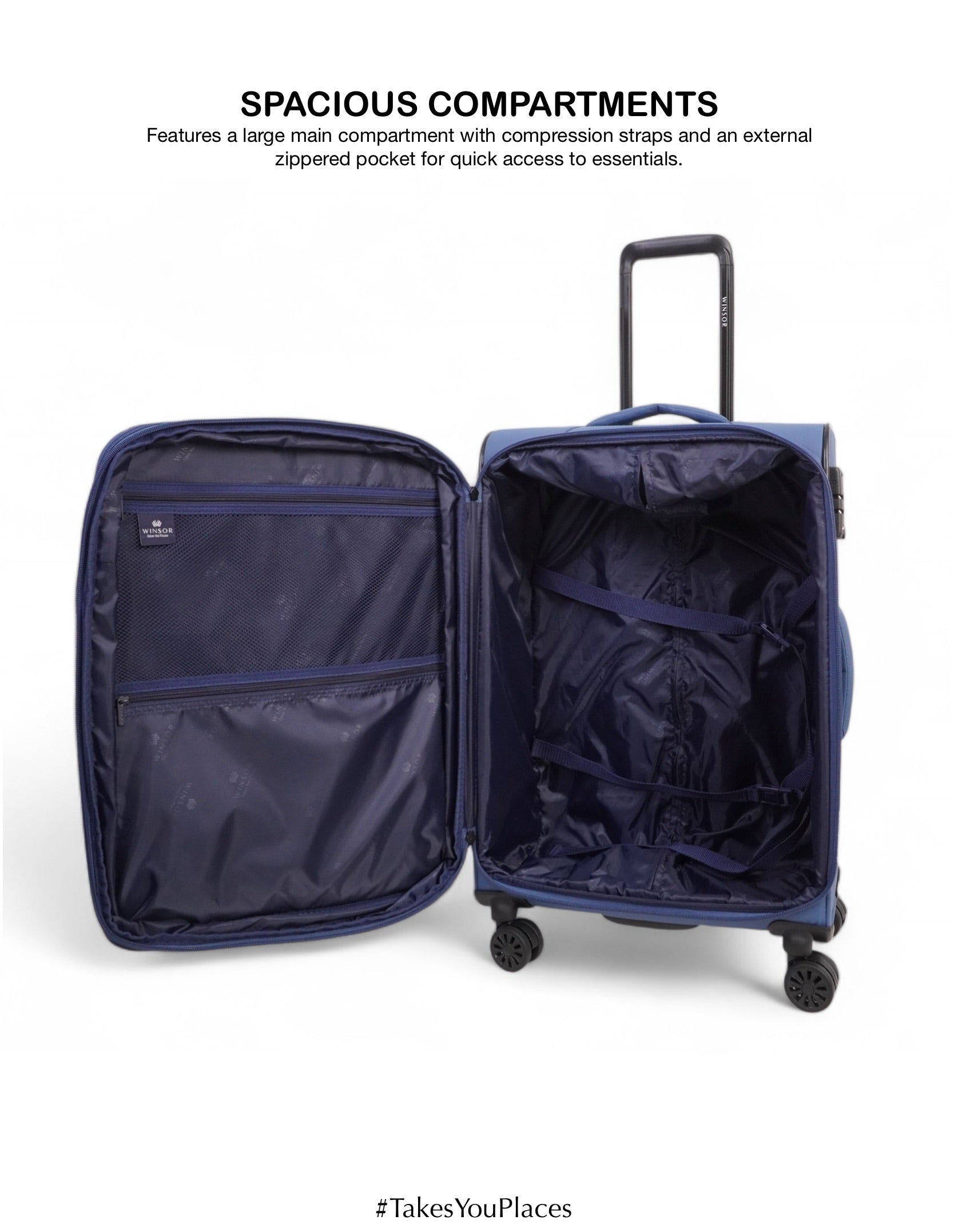 Majestic Check-In Soft Luggage