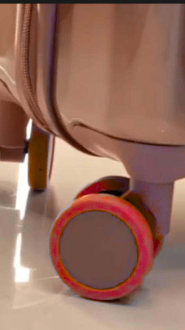 Red Luggage Wheel Cover