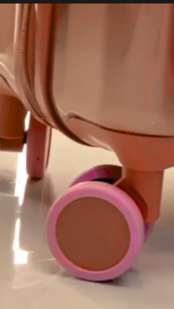Blush Pink Luggage Wheel Cover
