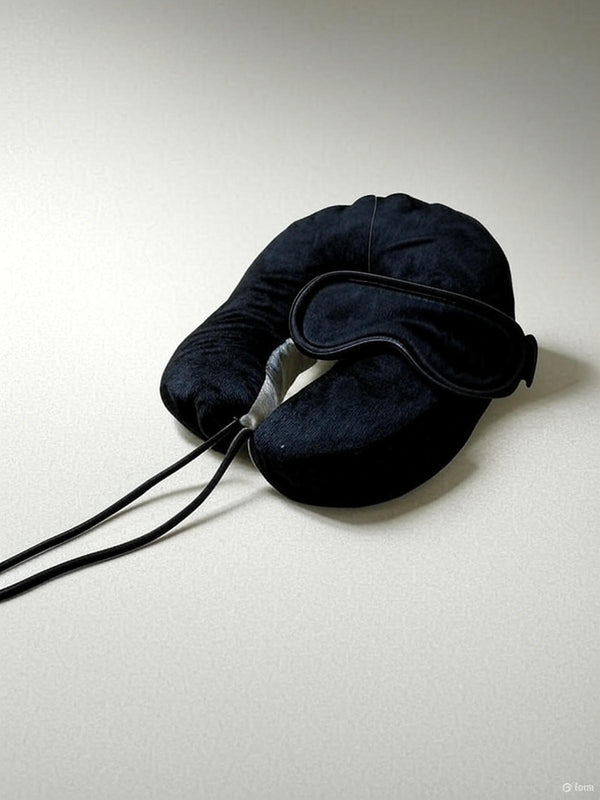 Black Neck Pillow EyeShades