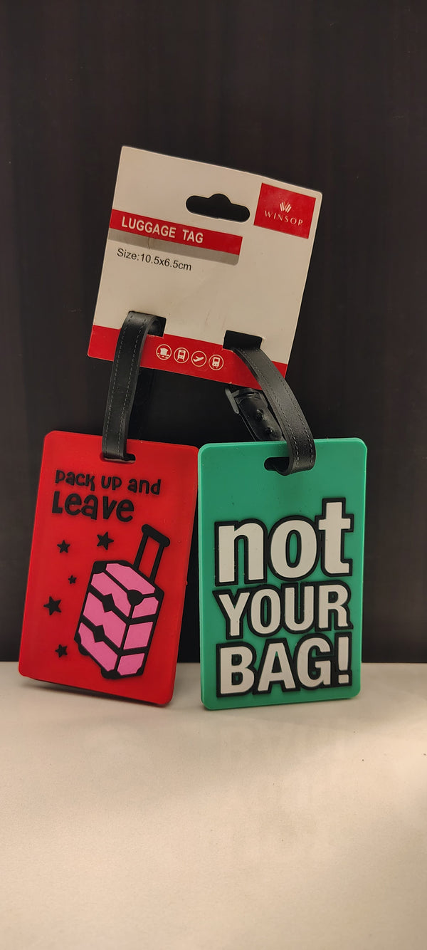 Set of Red and Green Tags