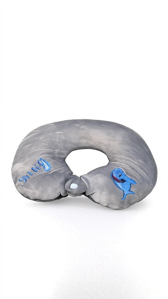 Grey Neck Pillow