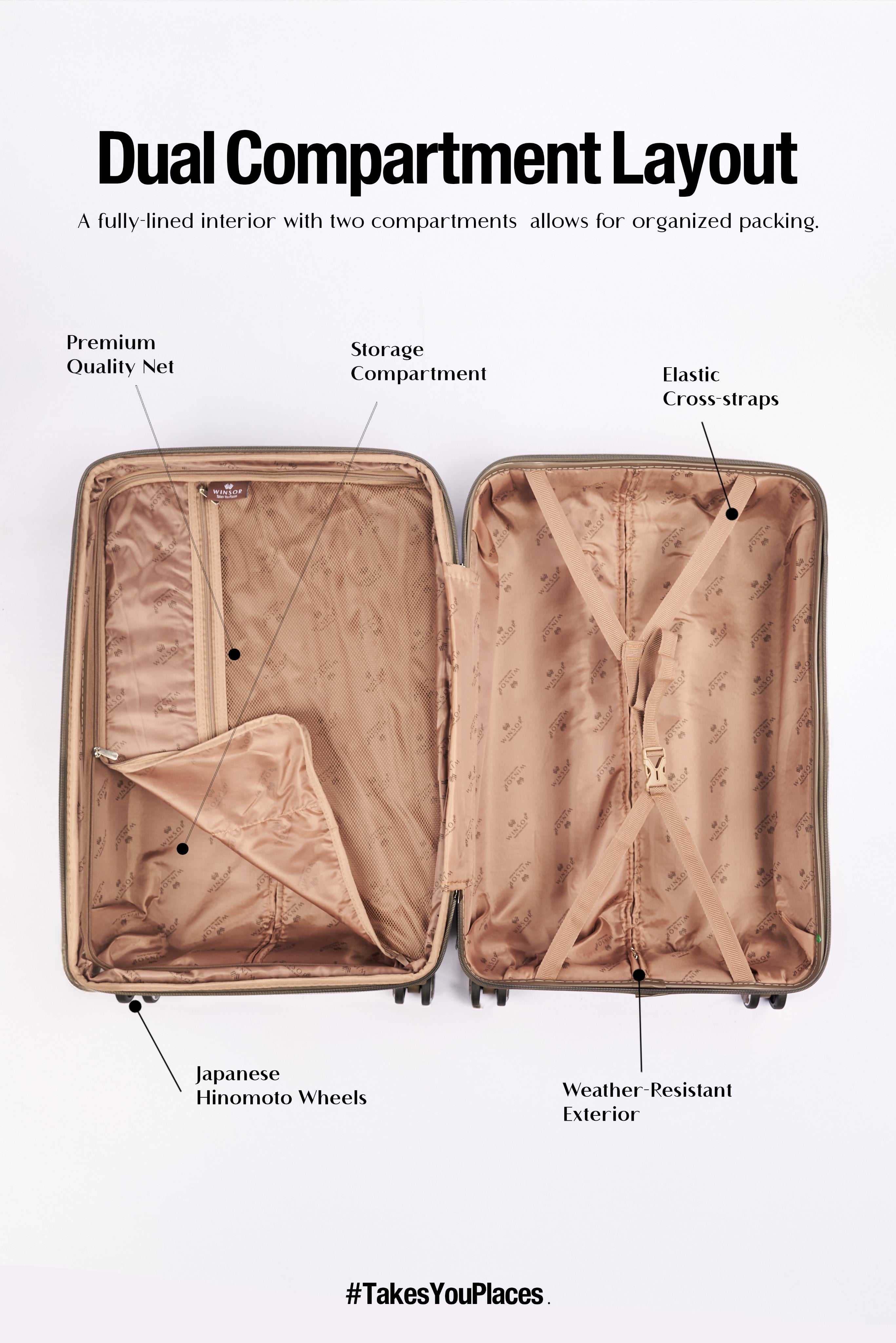 Echo Check-In Large Hard Luggage
