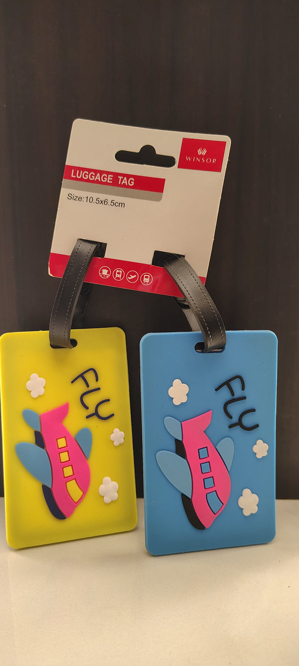 Set of Yellow and Blue Tags