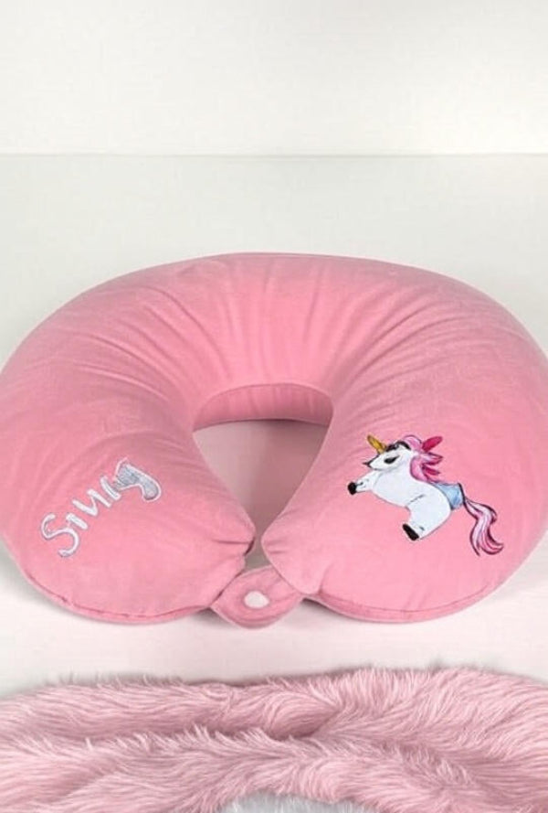 Pink Neck Pillow